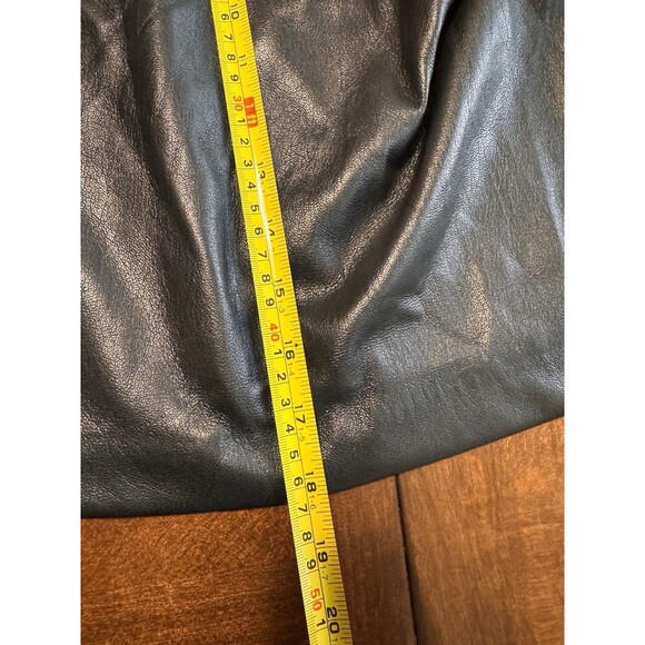 Wilfred Aritzia Faux Leather Mini Skirt Women’s size 4 Black - Picture 5 of 6